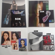 PHOTOBOOK ALBUM ONLY AESPA GIRLS, ITZY NOT SHY, IRENE&amp;SEULGI MONSTER,