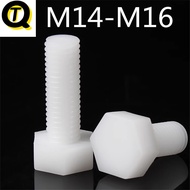 Nylon External Hexagon Screw M14-M16 Extension Bolt Screw PA66 Plastic Screw Plastic Screw M16