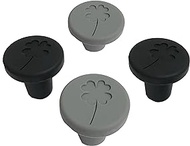 Silicone Wine Stoppers, JCSMARTEC Lucky Clover Design Set of 4 Beer Bottle Cover Caps Saver Sealer, Keep Fresh Tools for Wine Bottles Perfect Gifts for Friends (4)