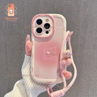 Samsung A55/A35/A25/A15/A05S Shockproof Case + Strap - Fashionable Cartoon Pattern for A23/A52/A51/A