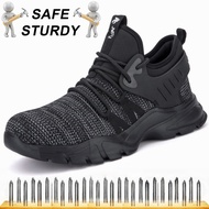 SAFE STURDY Safety Shoes Safety Boots Safty Shoes For Men Sport Jogger Safety Shoes MenS New Anti-Smashing And Puncture-Proof Lightweight Insulated Safety Shoes Steel Toe Work Safety Boots Site Protection Shoes Men Fashion Safety Shoes