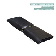 25pc plastic bag for commercial standing knock box tower plastic knock bin high