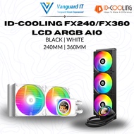 [ ID-COOLING FX240 / FX360 LCD ALL-IN-ONE LIQUID COOLER ] - BLACK / WHITE