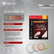 [FELET] Ultra Sonic 63 Badminton String (FREE GRIP)