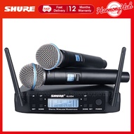 Shure GLXD4/BETA58A ชุดไมโครโฟนมือถือ UHF ระดับมืออาชีพ ไมโครโฟนโลหะ