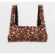 Aerie top bikini cheetah leopard s