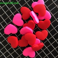 AUGUSTINE Tennis Vibration Dampeners Tennis Pro Staff Tennis Accessories Heart Shape Silicone Strings Dampers Anti-Shock Shock Absorber