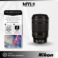 ( READY STOCK ) Nikon Nikkor Z MC 105MM  f/2.8 VR S Macro Lens for Nikon Z8 | Z6II | Z5 | Z30 | Z FC
