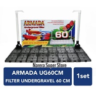 Undergravel Papan Tatakan Alas Dasar Filter Aquarium 60cm Aquascape