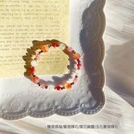 薔薇輝石 鹽源瑪瑙 雪花幽靈 櫻花雨 天然石 水晶手鍊 手鏈