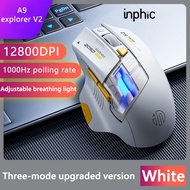 Inphic A9 Explorer V2 RGB Wireless Gaming Mouse Rechargeable 1000Hz Polling Rate Low Latency 800-128