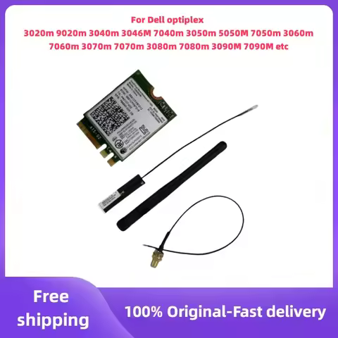 Used For Dell optiplex 3040m 3050m 3060m 7060m 3070m 7080m etc OEM Wifi Antenna Cable Card 7260AC Wi
