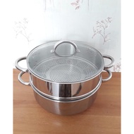 Sale Super steamer 40cm 2-tier SUPRA stainle/2-Tier Large Steaming Pot Cheapest