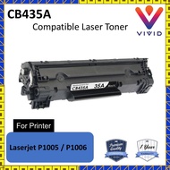 CB435A 100% NEW Compatible Toner Cartridge CB435 35A CB435A CB 435a 435 435 P1005 P1006 P 1005 1006 