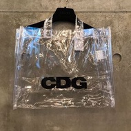Cdg Cdg comme des garcons PVC tote bag
