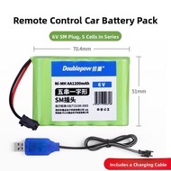 Doublepow | Rechargeable Battery Pack AA 6V Charger