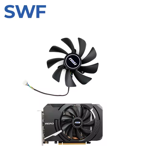 95MM HA10015H12SB-Z Cooling Fan For MSI GeForce RTX 3060 Ti 3050 2060 GTX 1660 AERO ITX Graphics Vid