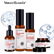 VIBRANT GLAMOUR Niacinamide  Set 8% Cream+ 5% Serum+ 2% Toner + 2% Moisturizer 5X Ceramide