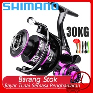 SHIMANO Reel Spinning Reel Mesin Pancing 40kg Drag Fishing Reel 17+1BB Double Spool Fishing