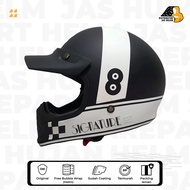 Helm Cakil JP Signature Motif SG 03 Black Matt