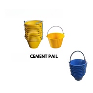 PVC CEMENT PAIL WITH STEEL HANDLE & H/D PVC CEMENT PAIL WITH PVC HANDLE
