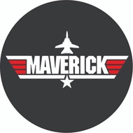 Maverick Top Gun Badge Button Size 44 mm