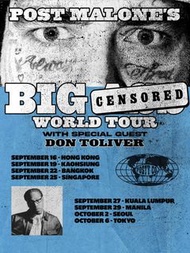 Post Malone 演唱會香港站 16/9