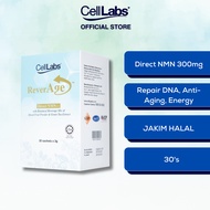 [JAKIM HALAL] CellLabs Reverage Direct NMN ++ 30's NAD+ Nicotinamide Resveratrol TMG Cellular Energy