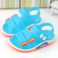 Baby sandals for boys 1 to 2 years old soft-soled non-slip jelly crystal shoes for children baby toddler shoes children's shoes for men