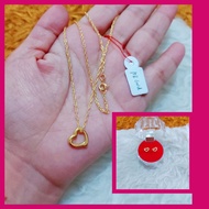 【100% Original】┋☞✕10k Saudi Gold Necklace Earrings Jewelry Set (2in1)