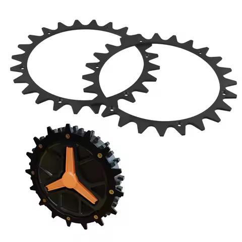 2pc Spikes For Worx For LANDROID Mowing Robot L Lawnmower 225mm WR153E WR155E Lawn Mower Traction Wh