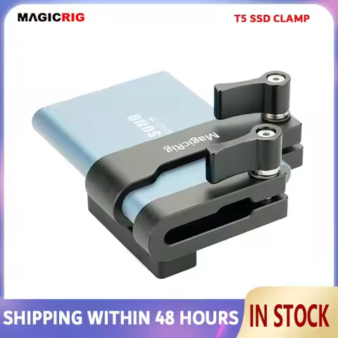 MAGICRIG SSD Mount for Samsung T5 SSD Card Clamp,for BMPCC 4K / 6K Camera Cage,for Blackmagic Design