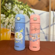 [THERMOS THERMOS] Stainless Steel Vacuum Dual-Use Cooler Bottle _ F4021csg Series 470ml Corner Frien