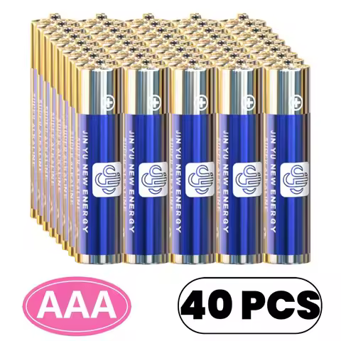 40PCS Disposable AAA Batteries Dry Battery Triple A Max Alkaline Battery for instrument panel wirele