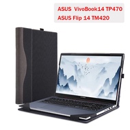 Notebook Case for ASUS VivoBook Flip 14 TM420 VivoBook14 F TP470 Detachable Notebook Cover Bag Protective Skin