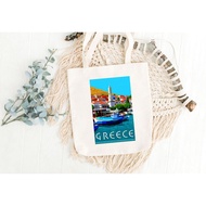 GREECE DESIGN TOTE BAG