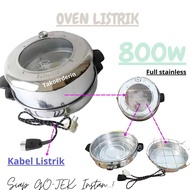 Butterfly 800 Watt Electric Round Oven Premium Aluminum Baking Pan Electric Oven Stainless Strong St