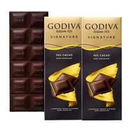 Godiva Signature 90-Percent Dark Chocolate Bar 90G (BUNDLE OF 2)