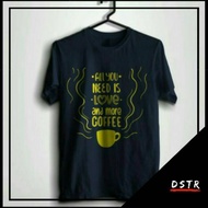 Navy Coffee Lover Distro T-Shirt Size XS-6XL