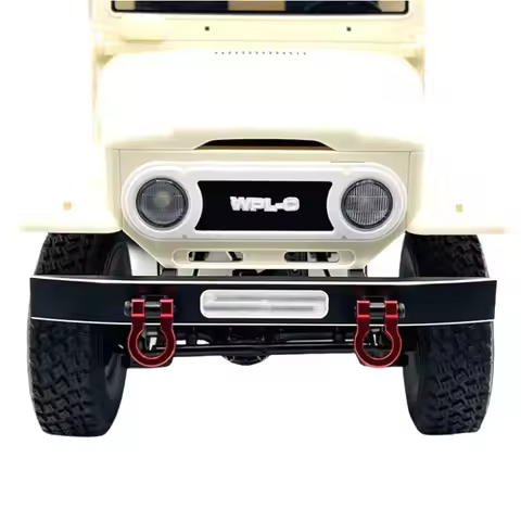 Front Bumper, Front Bumper for WPL 1/16 C44 C34 FJ45 RC Car Metal Upgrade OP Accessories Parts
