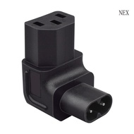 NEX PDU IEC320 Power Plug Adapter IEC320 C8 to C13 Male Female Upward Angled IEC320C8 Converter JD46