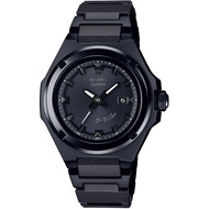CASIO Baby-G MSG-W300CB-1AJF [G-MS] Round Watch Black Stainless Steel Analog Tough Solar Metail Band