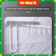 Happy Home Hidden Clip Quick Drying Rack
