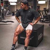 Gymshark essential oversized健身运动训练短袖男T恤宽松版型棉