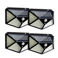 100 ไฟ LED พลังงานแสงอาทิตย์กลางแจ้งโคมไฟพลังงานแสงอาทิตย์ขับเคลื่อนแสงแดดกันน้ำ PIR Motion Sensor S