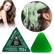 Nature Triangle Shampoo Bar Usman Grass Shampoo Bar Nature Seven Green Herbal Soap For Hair M2h1