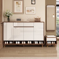 [ SG ] ⚡  Shoe Cabinet Simple Floor Large Capacity Shoe Rack Wood Shoe Cabinet Simple Large Capacity