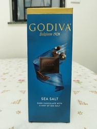 Godiva 歌帝梵 海鹽 黑 朱古力 片裝 90g