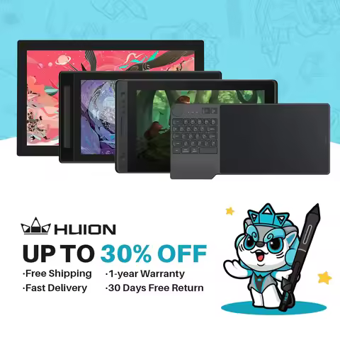 Huion US Graphics Drawing Tablet Pen Display Screen Kamvas 12,Kamvas 13,Kamvas 16, Kamvas Pro 13/16 