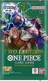 One Piece Two Legends Card Game OP-08 English Version 12 Cards Booster Pack Bandai Namco